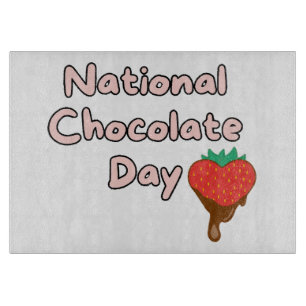 Planche À Découper Joyeuse journée nationale du chocolat