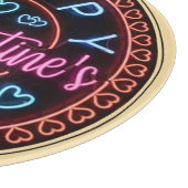 Planche À Découper Joyeuse Saint-Valentin Cercle Design-67128 (Coin)