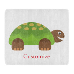 Planche À Découper Joyeuse tortue souriante Thunder_Cove