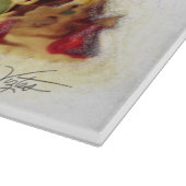 Planche à découper Joyeuses Fêtes Maison en pain d (Coin)