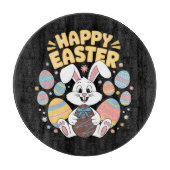 Planche À Découper Joyeuses Pâques 2025  Œufs Lapin Mignon (Devant)