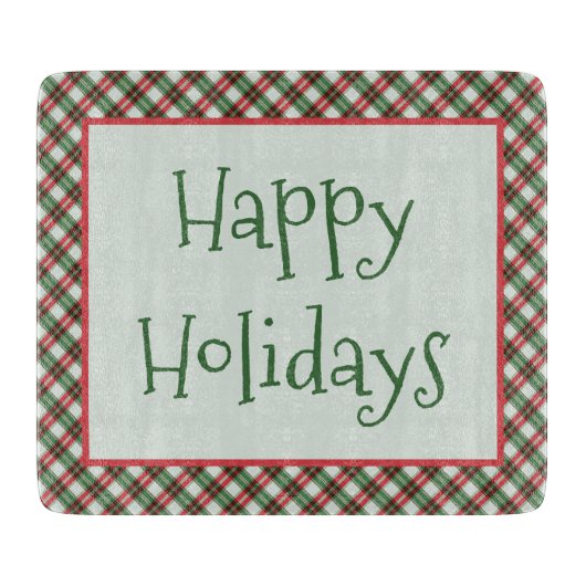 Planche À Découper Joyeuses Vacances Pays Joué (Devant)