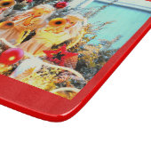 Planche À Découper joyeux anges de noël trompant (Coin)