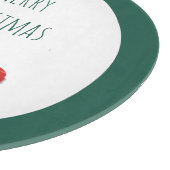 Planche À Découper Joyeux Camion de Noël avec Noël Treen vert (Coin)