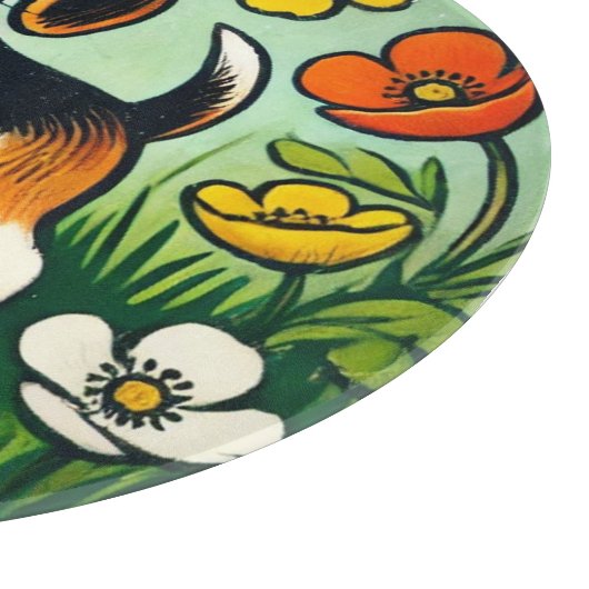 Planche À Découper Joyeux chien Beagle (Coin)