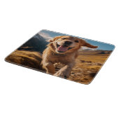 Planche À Découper Joyeux Golden Retriever en cours (Coin)