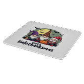 Planche À Découper Joyeux Hallothanksmas Noël Gnomes d'Halloween (Coin)