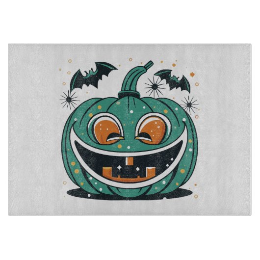 Planche À Découper Joyeux Halloween ! Découpez une citrouille ! (Devant)