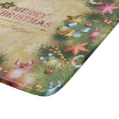 Planche À Découper Joyeux Noël 74 conseils de taille du verre (Coin)