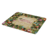 Planche À Découper Joyeux Noël 74 conseils de taille du verre (Coin)