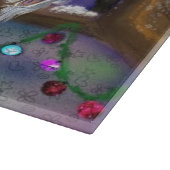 Planche À Découper Joyeux Noël à la ferme Fête de coupe amusante (Coin)