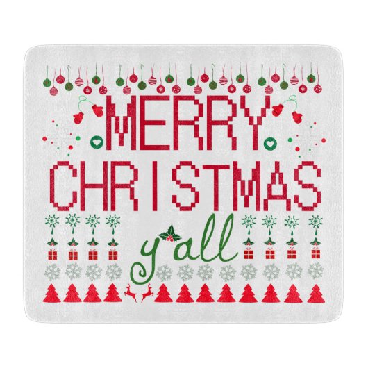 Planche À Découper "Joyeux Noël à tous" Sweat Ugly (Devant)