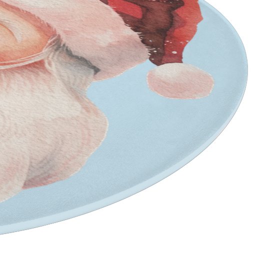 Planche À Découper Joyeux Noël au Père Noël (Coin)