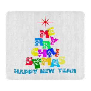 Planche À Découper Joyeux Noël Bonne année