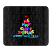 Planche À Découper Joyeux Noël Bonne année (Devant)