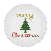 Planche À Découper Joyeux Noël+Création d'arbre (Devant)