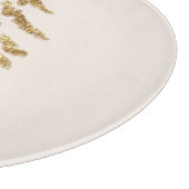 Planche À Découper Joyeux Noël d'arbre doré (Coin)