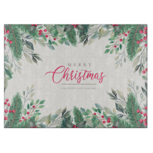 Planche À Découper Joyeux Noël et Bonne Année