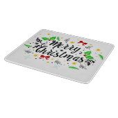 Planche À Découper Joyeux Noël Festif   (Coin)