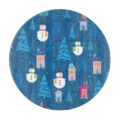 Planche À Découper Joyeux Noël Festive Motif Design (Devant)