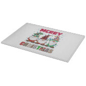 Planche À Découper Joyeux Noël Gnome Famille Funny Jeu de Noël Arbre (Coin)