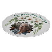 Planche À Découper Joyeux Noël grand-mère photo cadeau de vacances (Coin)