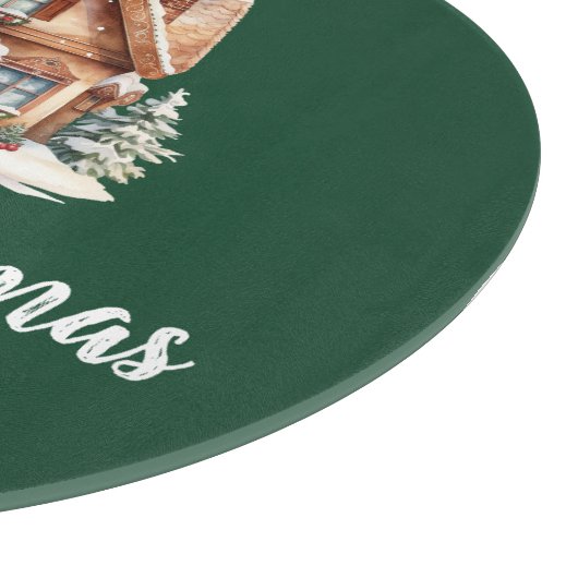 Planche À Découper Joyeux Noël Real Estate Company Green Party (Coin)