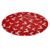 Planche À Découper Joyeux Noël Reindees Red Holiday (Coin)