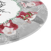 Planche À Découper Joyeux petit Noël Gnome Santas Elf Snowflakes (Coin)