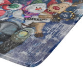 Planche À Découper Joyeux tableau de coupe des amis de Noël (Coin)