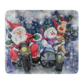 Planche À Découper Joyeux tableau de coupe des amis de Noël (Devant)