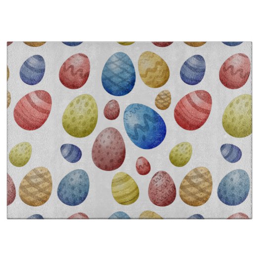 Planche À Découper Joyeux tableau de coupe des oeufs de Pâques - Prin (Devant)