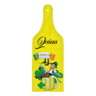 Planche À Découper Joyeux tableau de coupe en verre de la Saint Patri