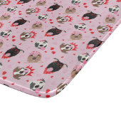 Planche À Découper Joyeux Valentines Day American Pit Bull Terriers (Coin)