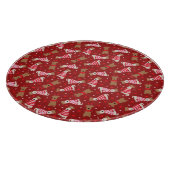 Planche À Découper Joyeux Valentines Day Welsh Wire Fox Terrier Chien (Coin)