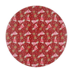 Planche À Découper Joyeux Valentines Day Welsh Wire Fox Terrier Chien