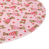 Planche À Découper Joyeux Valentines Day Welsh Wire Fox Terrier Chien (Coin)