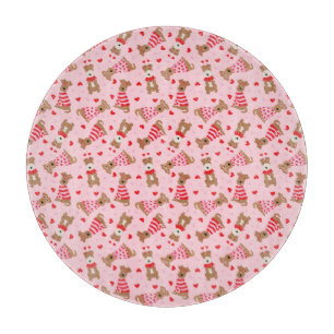 Planche À Découper Joyeux Valentines Day Welsh Wire Fox Terrier Chien