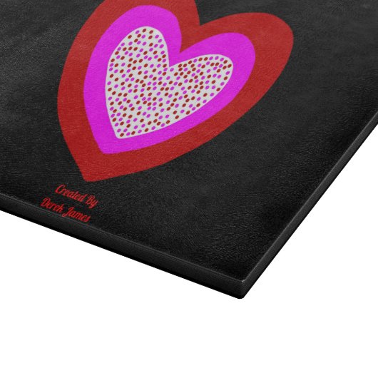 Planche À Découper Joyful Heart Glass Cutboard (Coin)