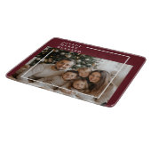 Planche À Découper Joyful Merry Blessed Christmas Photo (Coin)