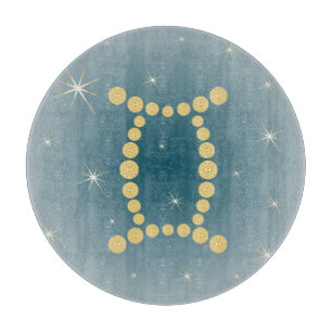 Planche À Découper Jumeaux 21 mai au 21 juin Planche de verre