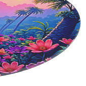 Planche À Découper Jungle Lune Blue Parrot Paradise (Coin)