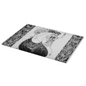 Planche À Découper Jupe Peacock Beardsley Art Nouveau (Coin)