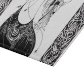 Planche À Découper Jupe Peacock Beardsley Art Nouveau (Coin)