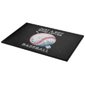Planche À Découper Juste un garçon qui aime le baseball (Coin)