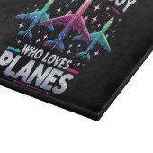 Planche À Découper Juste un garçon qui aime les avions (Coin)