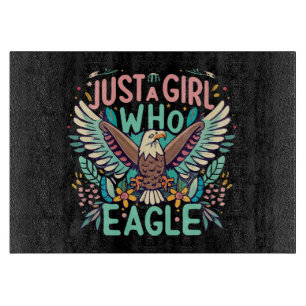 Planche À Découper juste une fille qui aime l'Aigle des Philippines