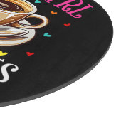 Planche À Découper Juste une fille qui aime le café (Coin)