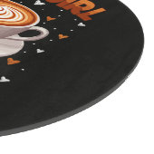 Planche À Découper Juste Une Fille Qui Aime Le Café (Coin)