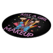 Planche À Découper Juste Une Fille Qui Aime Le Maquillage (Coin)